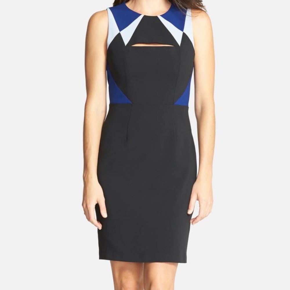 BCBGMAXAZRIA Cutout Sleeveless Dress